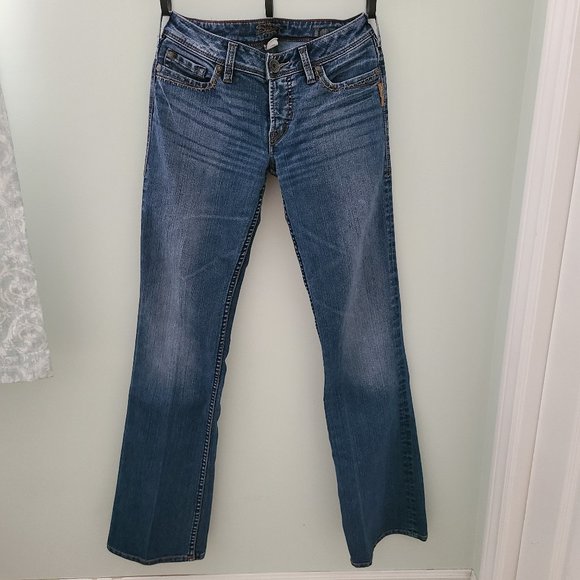 medium wash bootcut Silver jeans - Picture 1 of 8